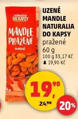 Penny Market UZENÉ MANDLE NATURALIA DO KAPSY nabídka
