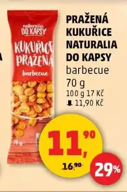 Penny Market PRAŽENÁ KUKUŘICE NATURALIA DO KAPSY barbecue nabídka