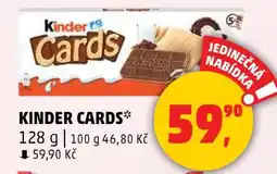 Penny Market KINDER CARDS nabídka
