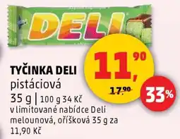 Penny Market Tyčinka Deli pistáciová nabídka
