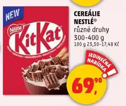 Penny Market Cereálie Nestlé KitKat nabídka
