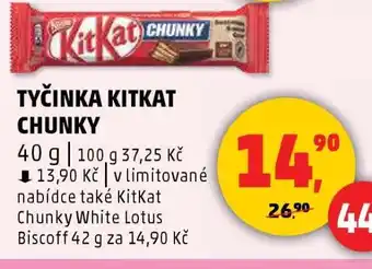 Penny Market Tyčinka KitKat Chunky nabídka
