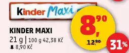 Penny Market Kinder Maxi nabídka