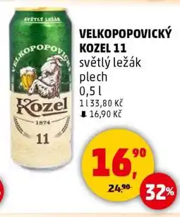 Penny Market Velkopopovický Kozel 11 nabídka