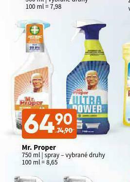 Terno Mr. proper spray nabídka