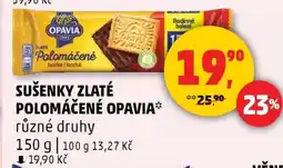 Penny Market Sušenky Zlaté Polomáčené Opavia nabídka