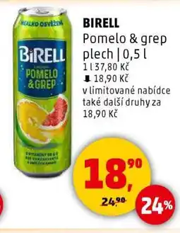 Penny Market Birell Pomelo & Grep plech 0,5 l nabídka