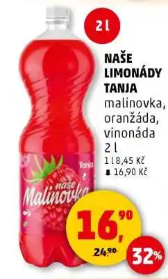 Penny Market NAŠE LIMONÁDY TANJA nabídka