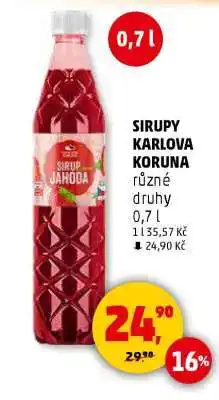 Penny Market SIRUPY KARLOVA KORUNA nabídka