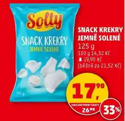 Penny Market SNACK KREKRY JEMNĚ SOLENÉ nabídka