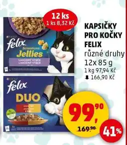 Penny Market KAPSIČKY PRO KOČKY FELIX nabídka