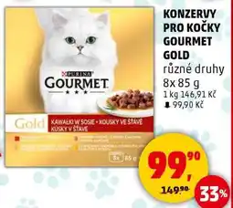 Penny Market KONZERVY PRO KOČKY GOURMET GOLD nabídka