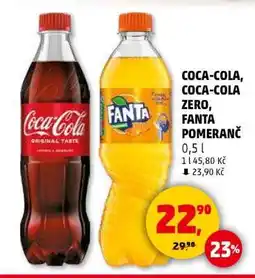 Penny Market Coca Cola, Coca Cola Zero, Fanta pomeranč nabídka