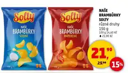 Penny Market NAŠE BRAMBŮRKY SOLTY nabídka