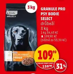 Penny Market GRANULE PRO PSY BODIE SELECT drůbeží nabídka