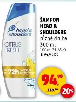 Penny Market ŠAMPON HEAD & SHOULDERS nabídka