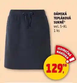 Dámská tepláková sukně