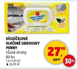 Penny Market Víceúčelové vlhčené ubrousky Penny nabídka