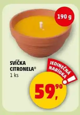 Penny Market SVÍČKA CITRONELA nabídka