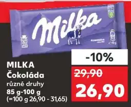 Kaufland Milka Čokoláda nabídka