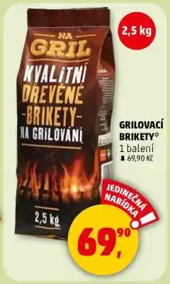 Penny Market Grilovací brikety nabídka