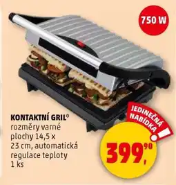 Penny Market Kontaktní gril nabídka