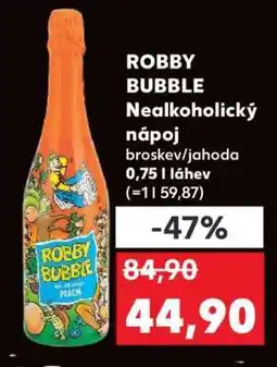 Kaufland ROBBY BUBBLE Nealkoholický nápoj nabídka