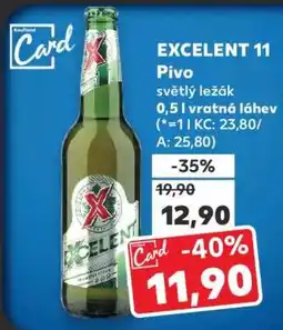 Kaufland EXCELENT 11 Pivo nabídka