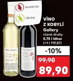 Kaufland VÍNO Z KOBYLÍ GALLERY nabídka