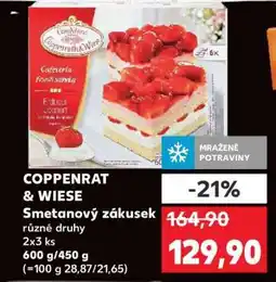 Kaufland COPPENRAT & WIESE Smetanový zákusek nabídka