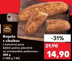 Kaufland Bageta s cibulkou nabídka