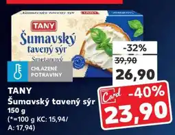 Kaufland Tany Šumavský tavený sýr nabídka