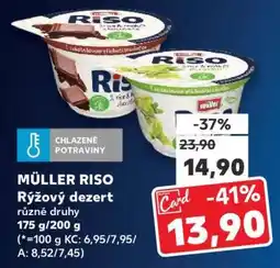 Kaufland MÜLLER RISO Rýžový dezert nabídka