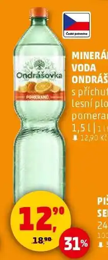 Penny Market MINERÁLNÍ VODA ONDRÁŠOVKA nabídka