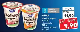 Kaufland Olma selský jogurt nabídka