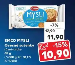Kaufland Emco Mysli ovesné sušenky nabídka