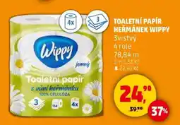 Penny Market TOALETNÍ PAPÍR HEŘMÁNEK WIPPY nabídka