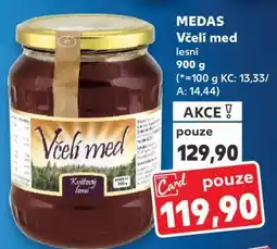 Kaufland MEDAS Včelí med lesní nabídka