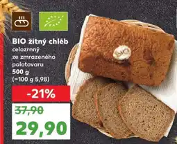 Kaufland BIO žitný chléb nabídka