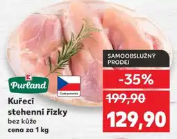 Kaufland Kuřecí stehenní řízky bez kůže nabídka