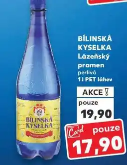 Kaufland Bílinská Kyselka Lázeňský pramen perlivá nabídka