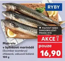 Kaufland Makrela v bylinkové marinádě nabídka