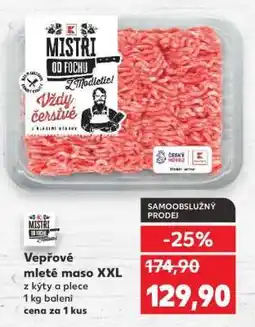 Kaufland Vepřové mleté maso XXL nabídka