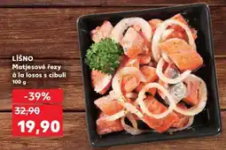 Kaufland LÍŠNO Matjesové řezy à la losos s cibulí nabídka