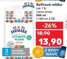 Kaufland Kefírové mléko nabídka