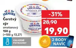 Kaufland Jarmark Čerstvý sýr smetanový nabídka