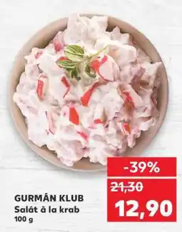Kaufland Gurmán Klub Salát à la krab nabídka