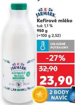 Kaufland Jarmark Kefírové mléko nabídka