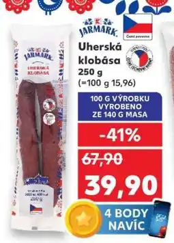 Kaufland Uherská klobása nabídka