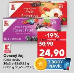 Kaufland Ovocný čaj nabídka
